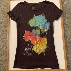 American Eagle Medium Fall Short Sleeve Tee